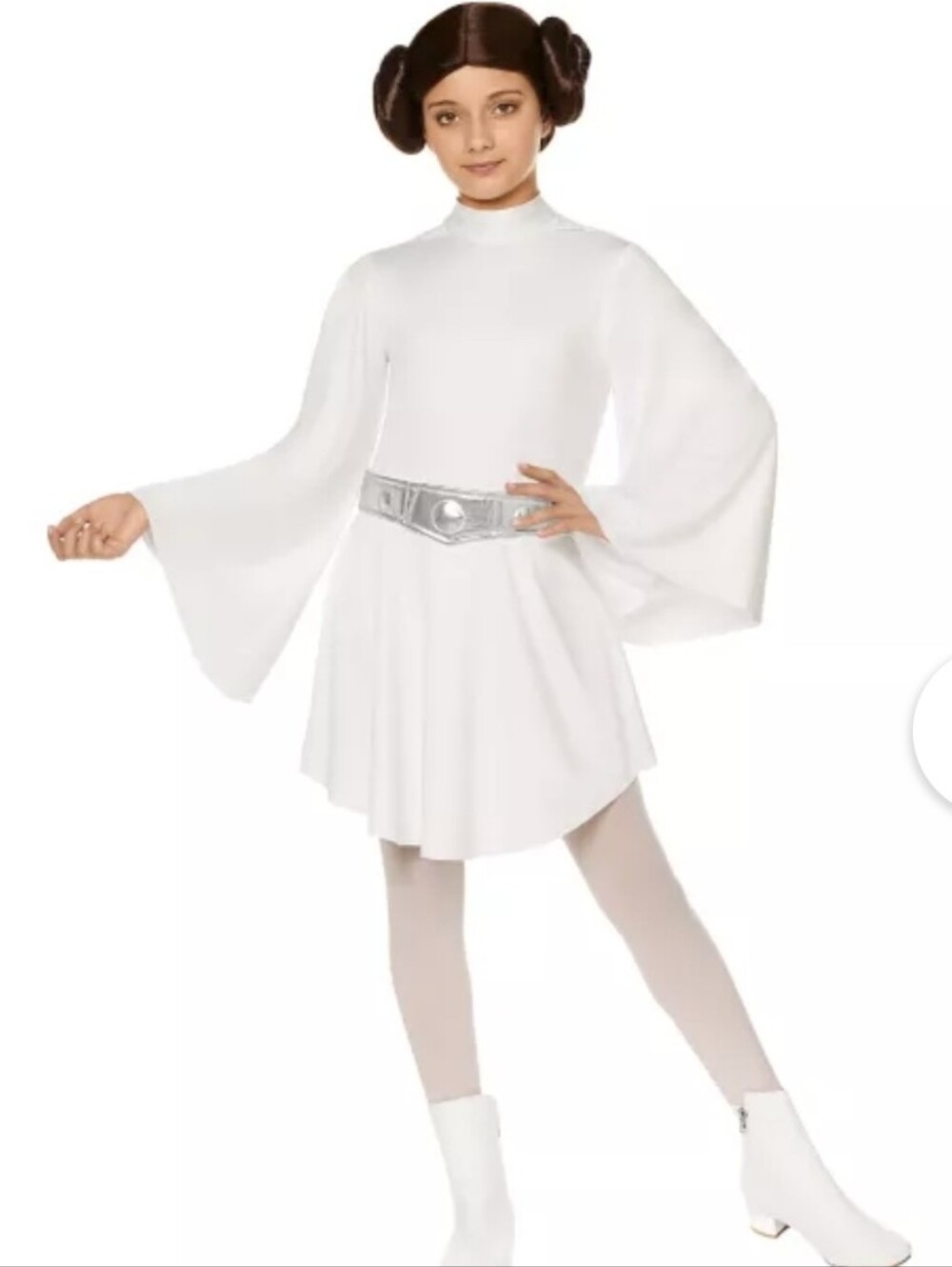 Princess Leia Girl's Costume Large 12/14 NWT (Missing Belt)